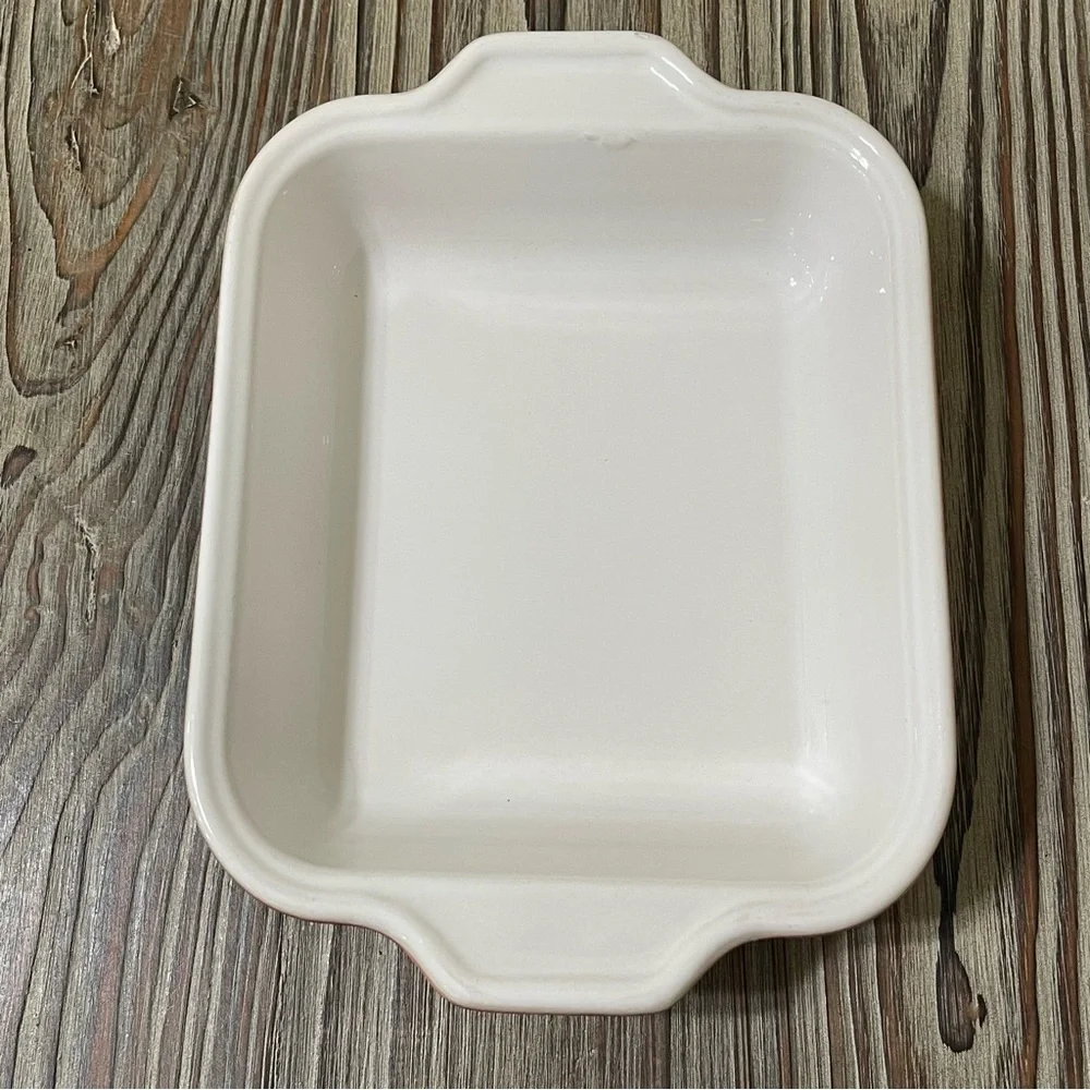 Emile Henry France Modern Classics Red Ceramic Rectangular Baking Dish 9.2